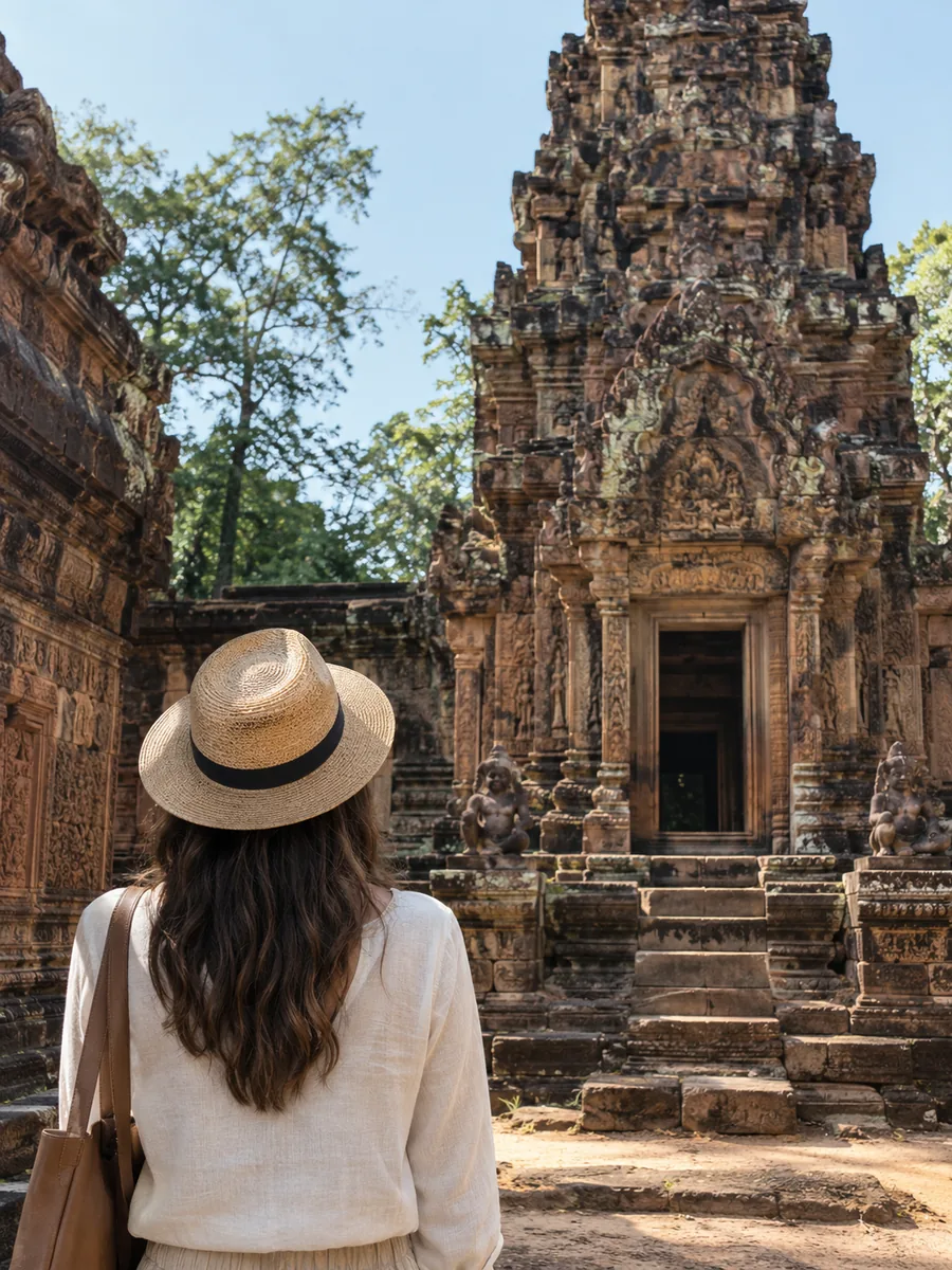 Vista a Banteay Srei